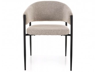 Akita étkezőszék fekete láb bézs Tap. 231