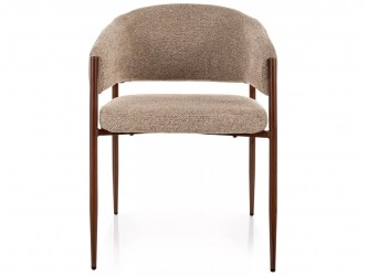 Akita D étkezőszék dió láb bézs Tap. 253