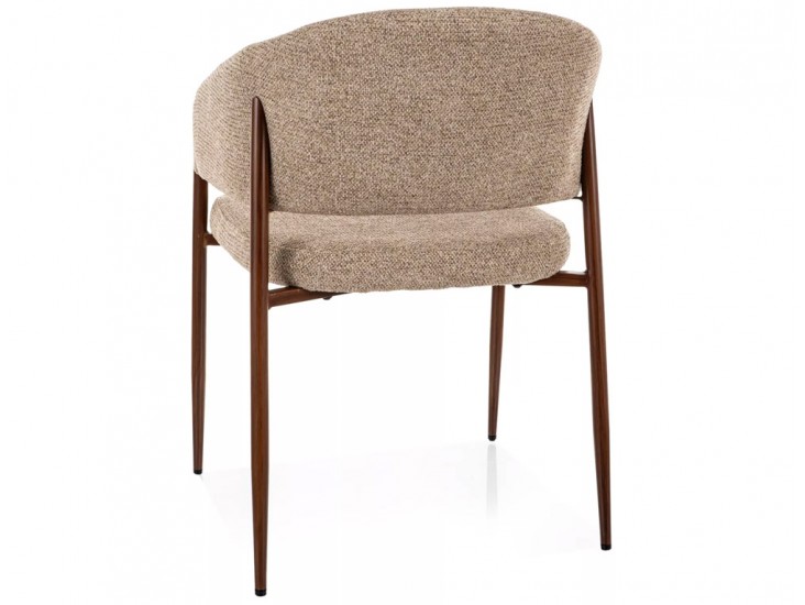 Akita D étkezőszék dió láb bézs Tap. 253