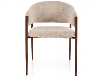 Akita D étkezőszék dió láb világos bézs Tap. 255