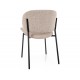 Kiso Noelle étkező szék fekete láb/ bézs 30