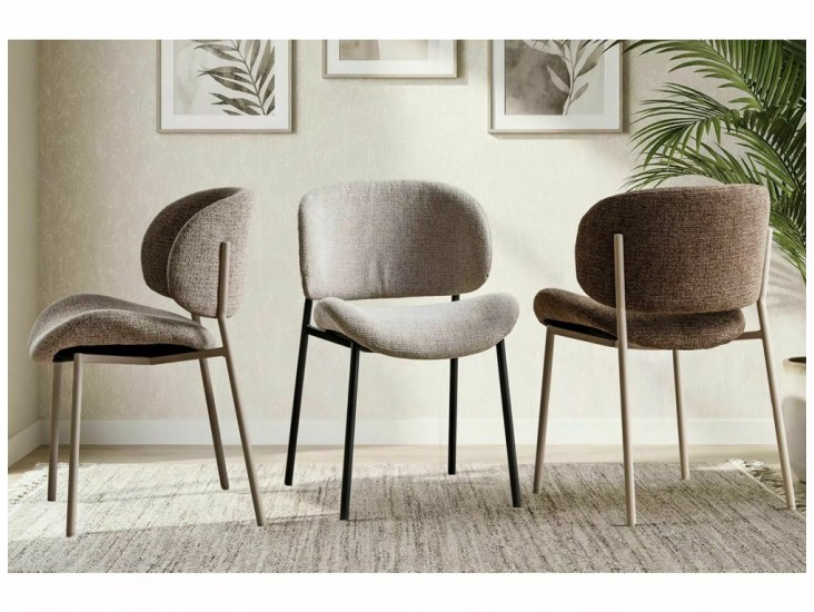 Kiso Noelle étkező szék fekete láb/ bézs 30