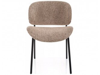 Kiso Noelle étkező szék fekete láb/ sötét bézs 33