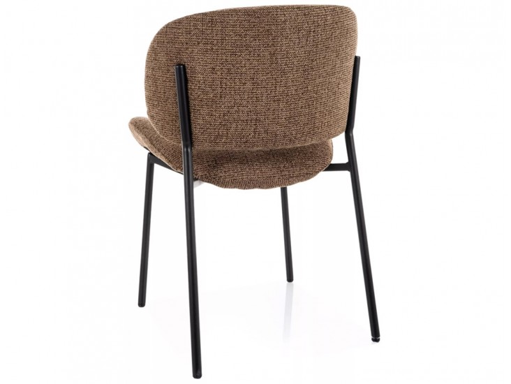 Kiso Noelle étkező szék fekete láb/ capuccino 45