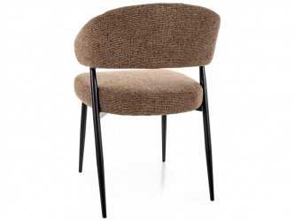 Lucio Noelle étkező szék fekete láb/ capuccino 45