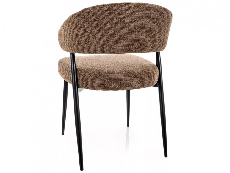 Lucio Noelle étkező szék fekete láb/ capuccino 45