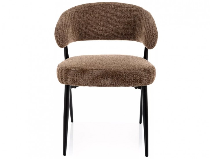 Lucio Noelle étkező szék fekete láb/ capuccino 45