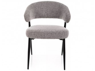 Lucio Noelle étkező szék fekete láb/ szürke 09