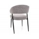 Lucio Noelle étkező szék fekete láb/ szürke 09