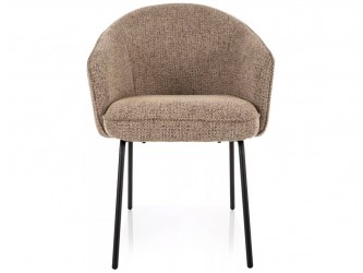 Nao Noelle étkező szék fekete láb/ sötét bézs 33