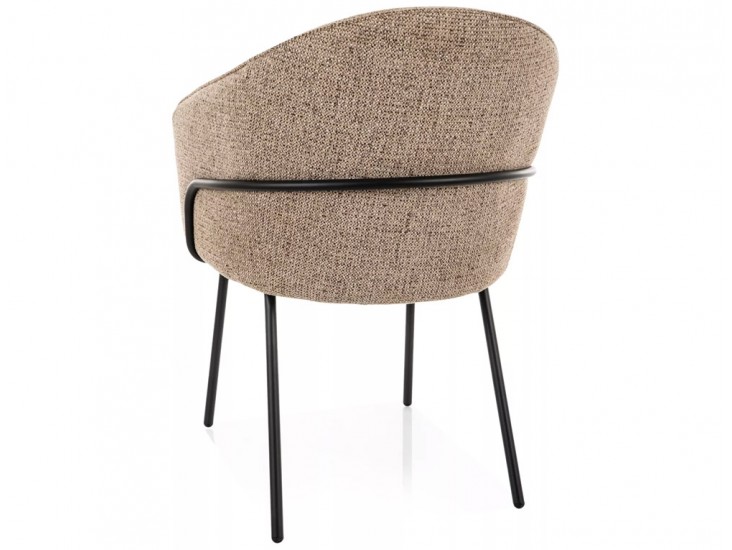 Nao Noelle étkező szék fekete láb/ sötét bézs 33