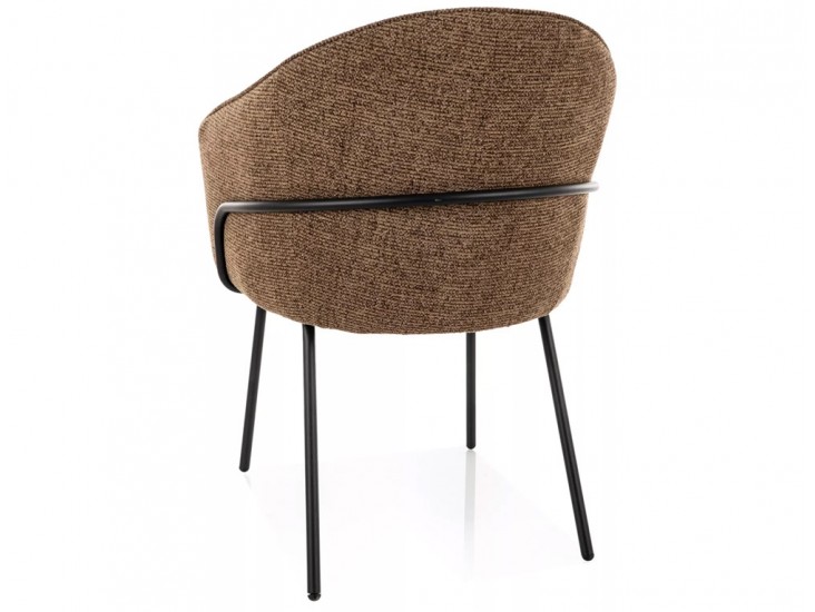 Nao Noelle étkező szék fekete láb/ capuccino 45