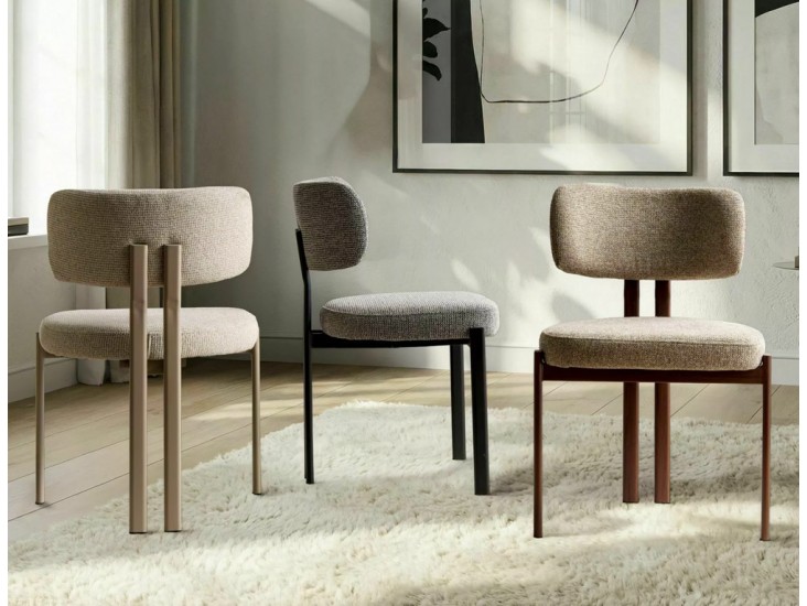 Misaki étkezőszék kasmír láb világos bézs Tap. 255