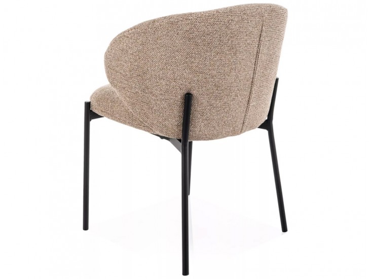 Kioto étkezőszék fekete láb bézs Tap. 253