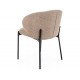 Kioto étkezőszék fekete láb bézs Tap. 253