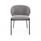 Kioto étkezőszék fekete láb szürke Tap. 254