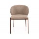 Kioto D étkezőszék dió láb bézs Tap. 253