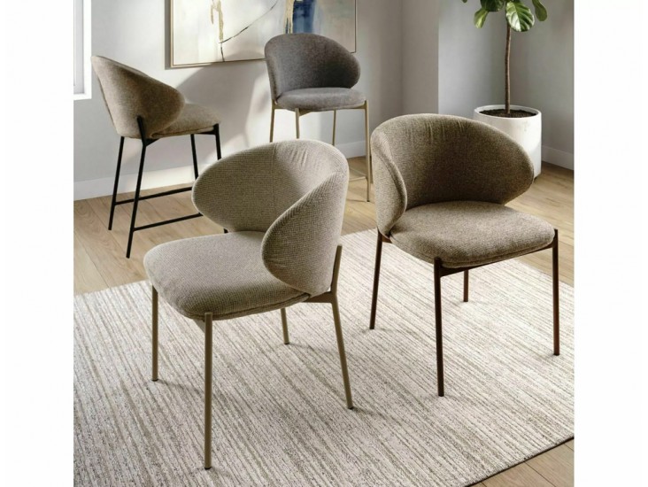 Kioto D étkezőszék dió láb bézs Tap. 253