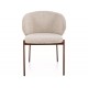 Kioto D étkezőszék dió láb világos bézs Tap. 255