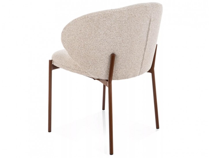 Kioto D étkezőszék dió láb világos bézs Tap. 255