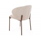 Kioto D étkezőszék dió láb világos bézs Tap. 255