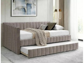 Alfie Raven 120*200 ágy sötét bézs Tap. 30