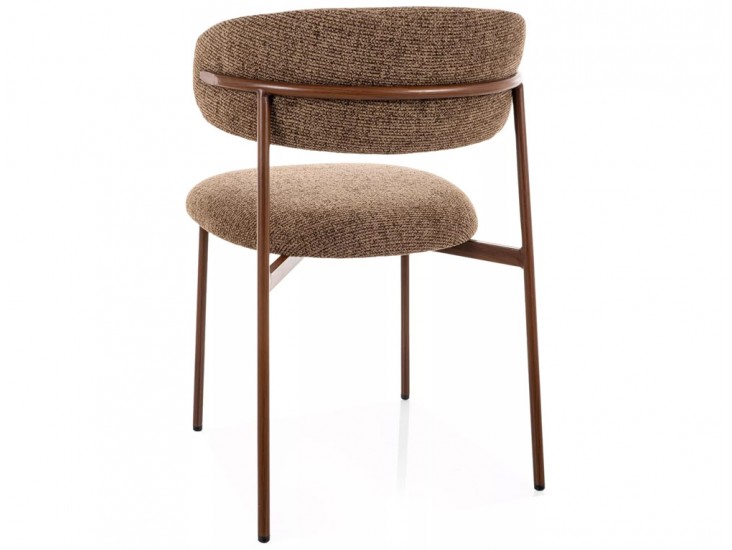 Elton D Noelle étkezőszék dió láb Cappuccino 45