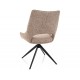 Fino I Noelle étkezőszék fekete láb sötét bézs 33
