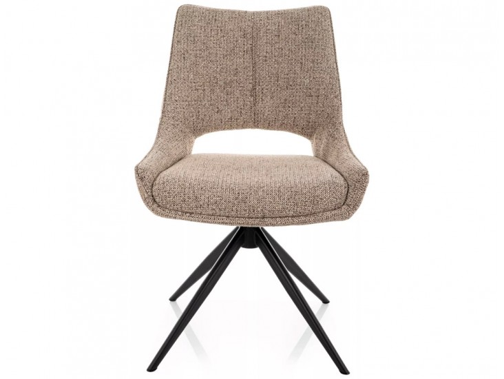 Fino I Noelle étkezőszék fekete láb sötét bézs 33