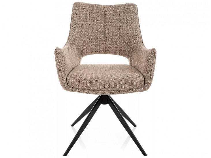 Fino II Noelle étkezőszék fekete láb sötét bézs 33