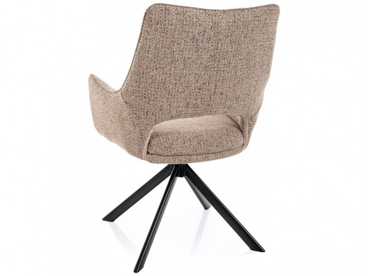 Fino II Noelle étkezőszék fekete láb sötét bézs 33