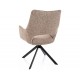 Fino II Noelle étkezőszék fekete láb sötét bézs 33
