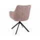 Azalia Leo étkezőszék fekete láb sötét bézs 32