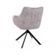 Azalia Leo étkezőszék fekete láb világos szürke 04