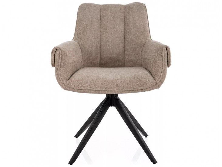 Gio étkező szék fekete láb/ bézs TAP.250