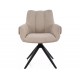Gio étkező szék fekete láb/ világos bézs TAP.251