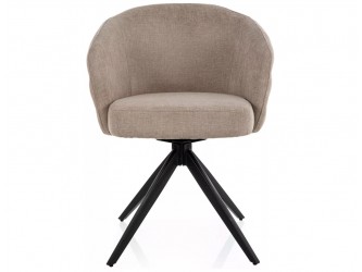 Ores étkező szék fekete láb/ bézs TAP.250