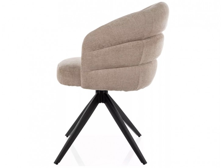 Ores étkező szék fekete láb/ bézs TAP.250