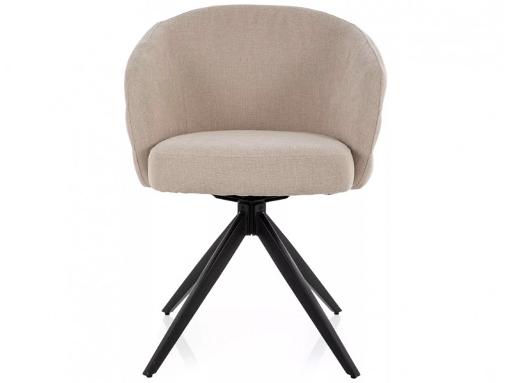 Ores étkező szék fekete láb/ világos bézs TAP.251