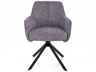 Notti LEO étkezőszék fekete láb szürke 07