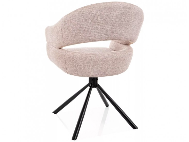 Borgo Leo étkező szék fekete láb/ világos bézs 23