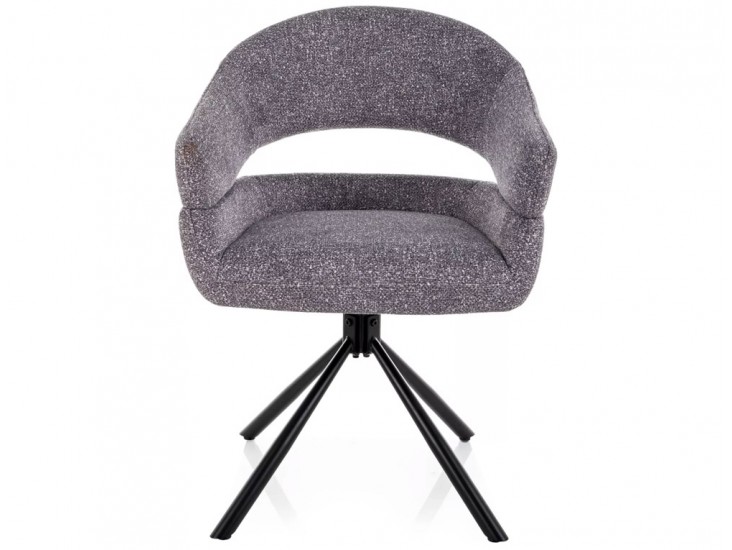 Borgo Leo étkező szék fekete láb/ szürke 07