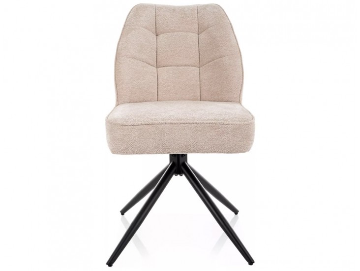 John Raven étkezőszék fekete láb bézs 24