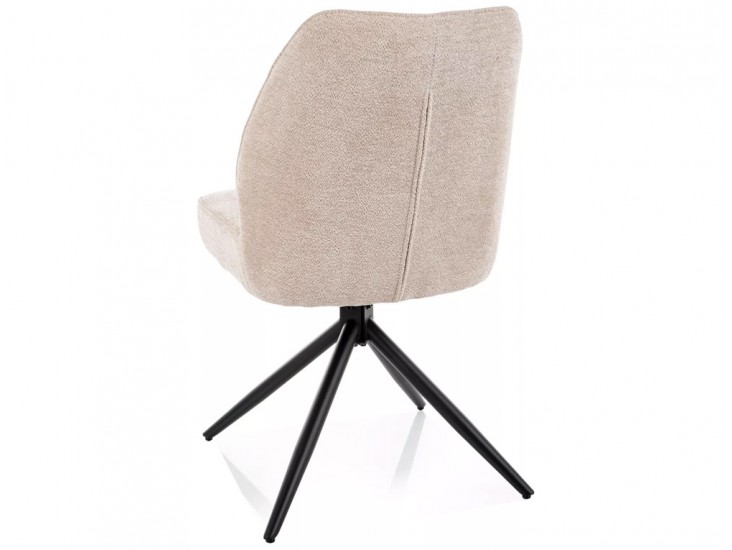 John Raven étkezőszék fekete láb bézs 24