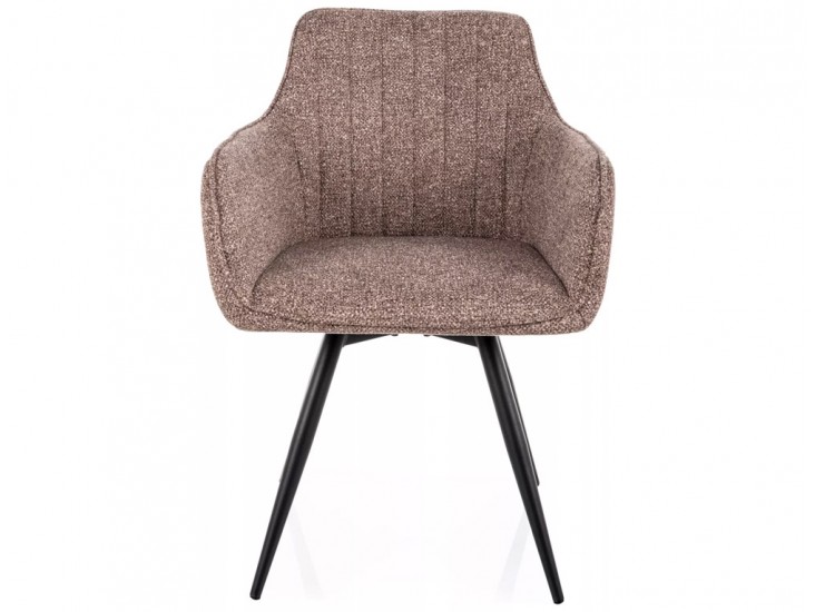 Ballo Leo étkezőszék fekete láb sötét bézs 32