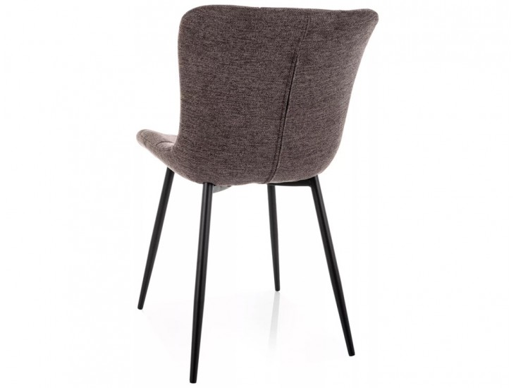 Julia Brego étkezőszék fekete láb Cappuccino 40