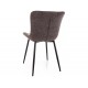 Julia Brego étkezőszék fekete láb Cappuccino 40
