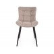 Julia Brego étkezőszék fekete láb világos bézs 31
