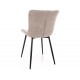 Julia Brego étkezőszék fekete láb világos bézs 31