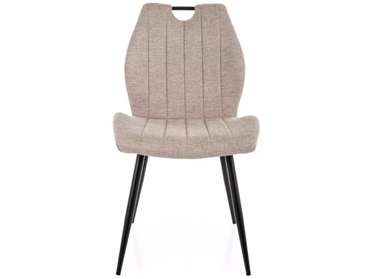 Arco Brego étkezőszék fekete láb világos bézs 31